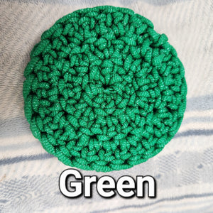 Green 100% nylon cleaning pad