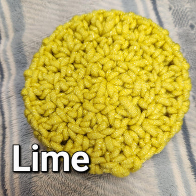 Lime 100% nylon cleaning pad