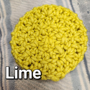 Lime 100% nylon cleaning pad