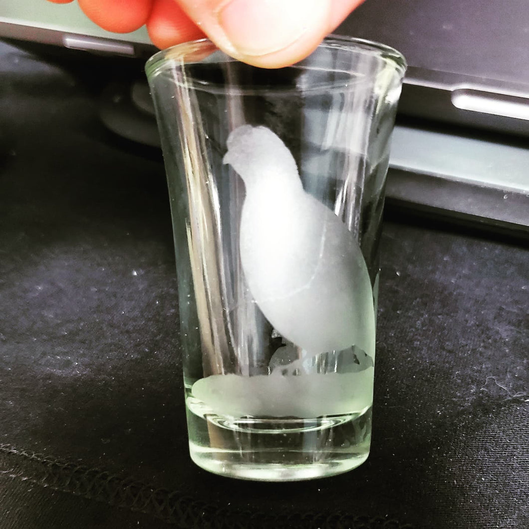 This tall shot glass (2¾